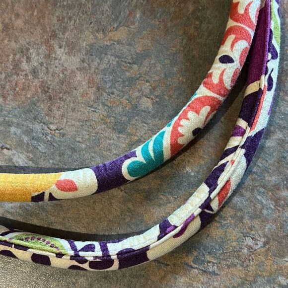 Vera Bradley Retired Plum Crazy Shoulder Bag Tote - Picture 10 of 10